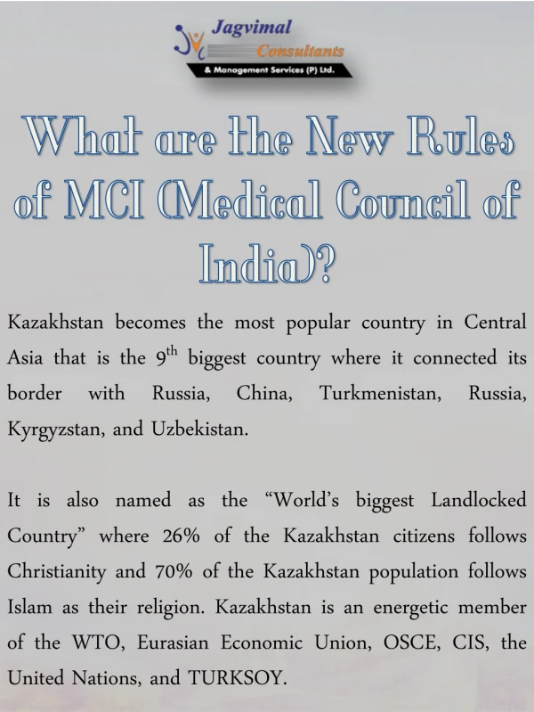 What are the New Rules of MCI (Medical Council of India)?