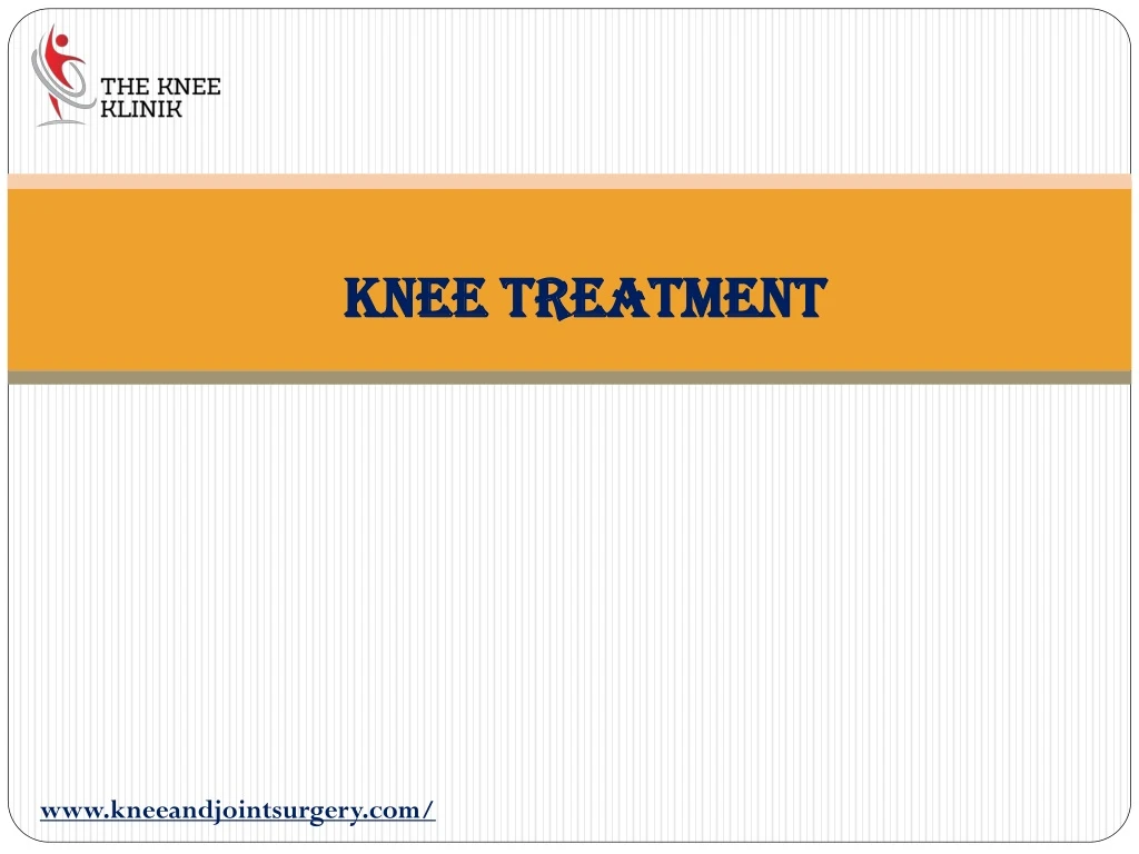 knee treatment