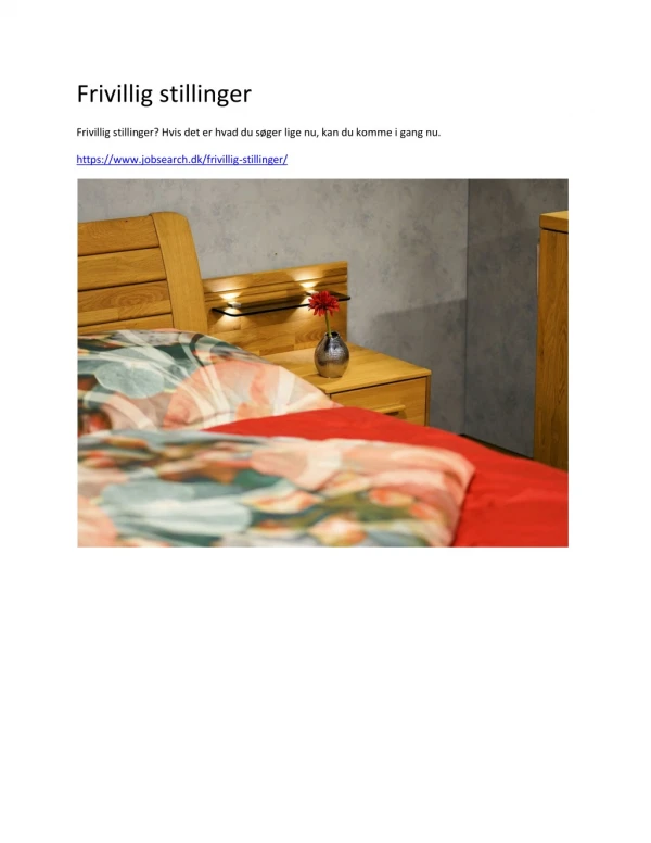 frivillig stillinger