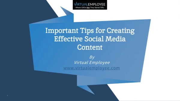 Important Tips for Creating Effective Social Media Content