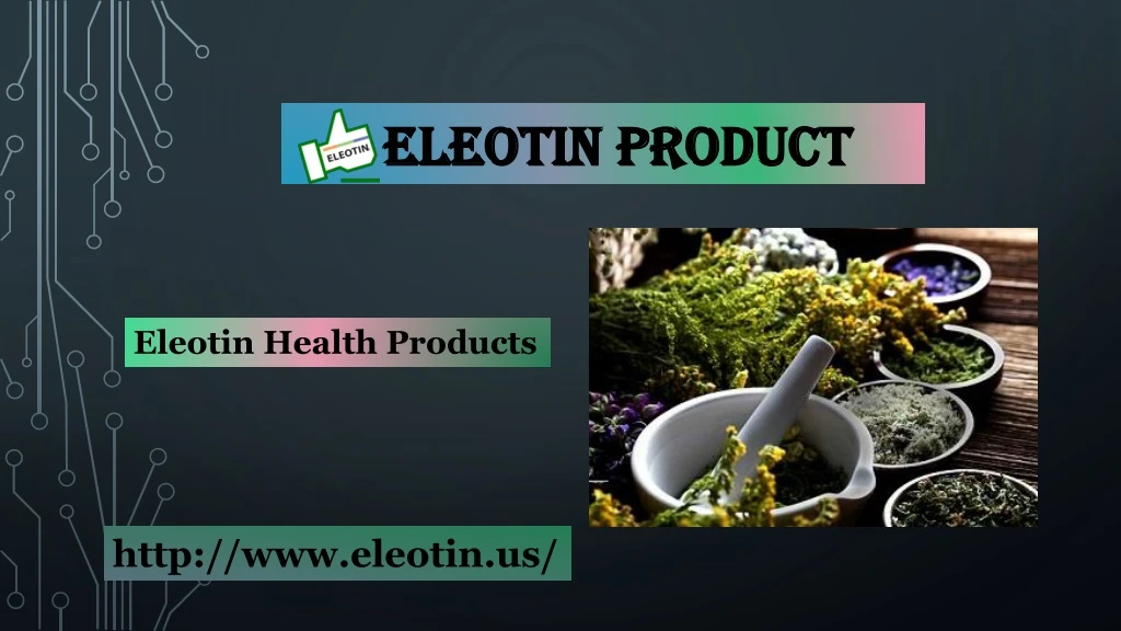 eleotin product