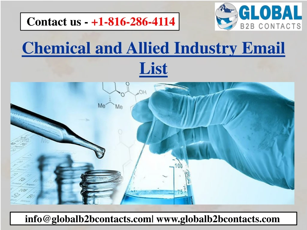 chemical and allied industry email list