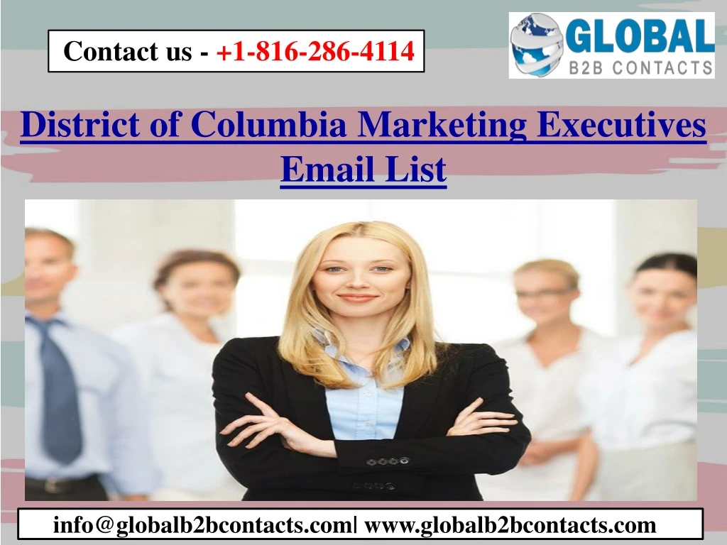 district of columbia marketing executives email list