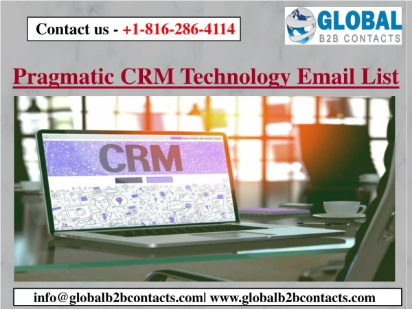 pragmatic crm technology email list