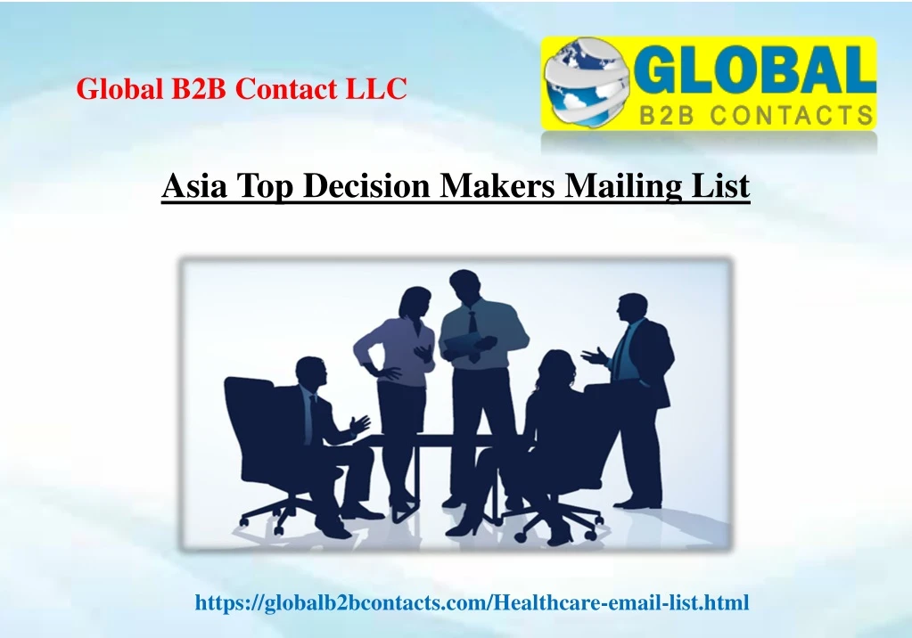 asia top decision makers mailing list