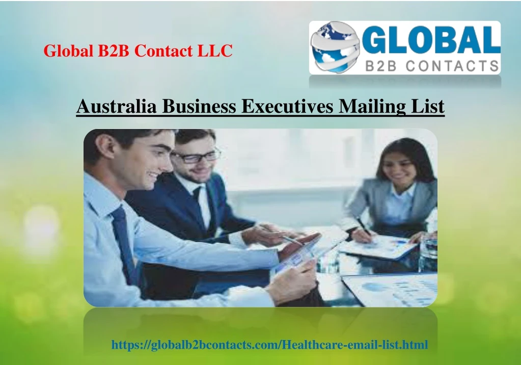 australia business executives mailing list