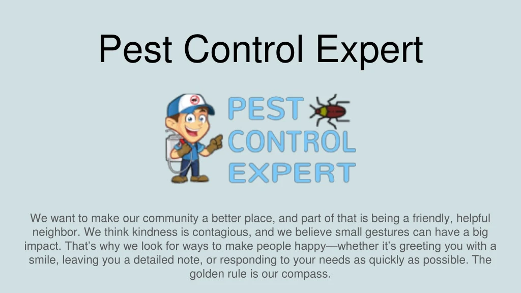 pest control expert