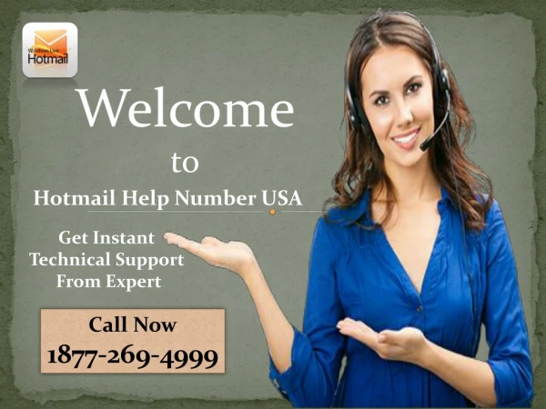 Hotmail Help Number USA 1877-269-4999 | How to Fix Hotmail Problems?