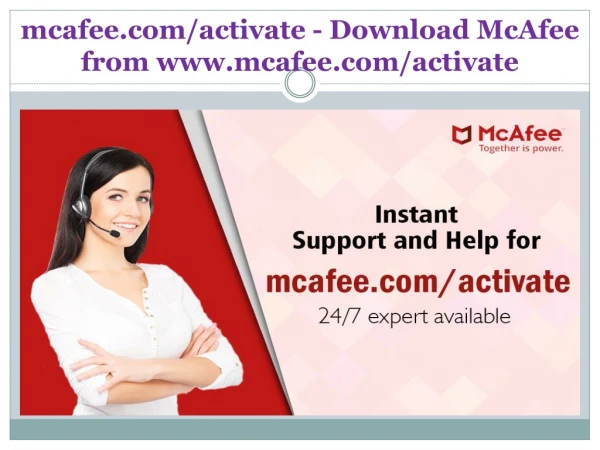 mcafee.com/activate - Download McAfee from www.mcafee.com/activate