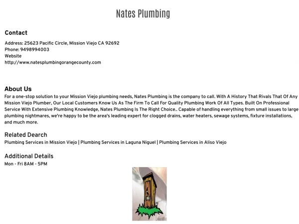 Nates Plumbing