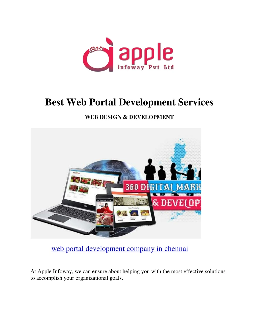best web portal development services