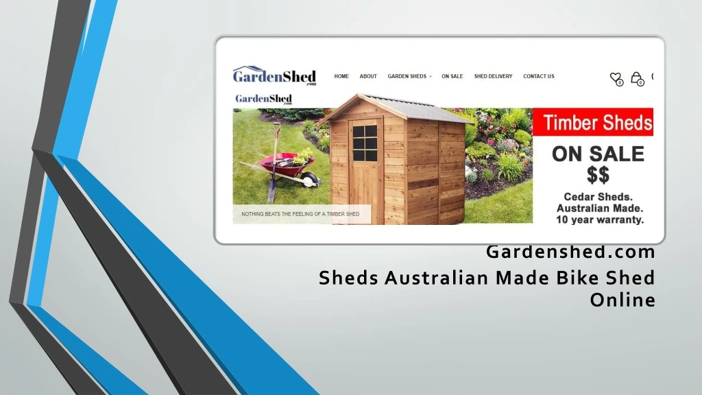 gardenshed com sheds australian made bike shed