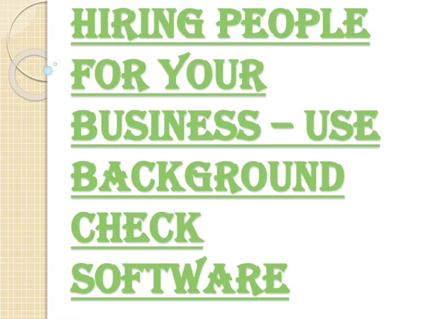 How a Background Check Software Can Help You