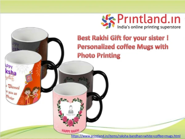 Best Rakhi gift ideas for your sister | Photo Printed coffee Mugs