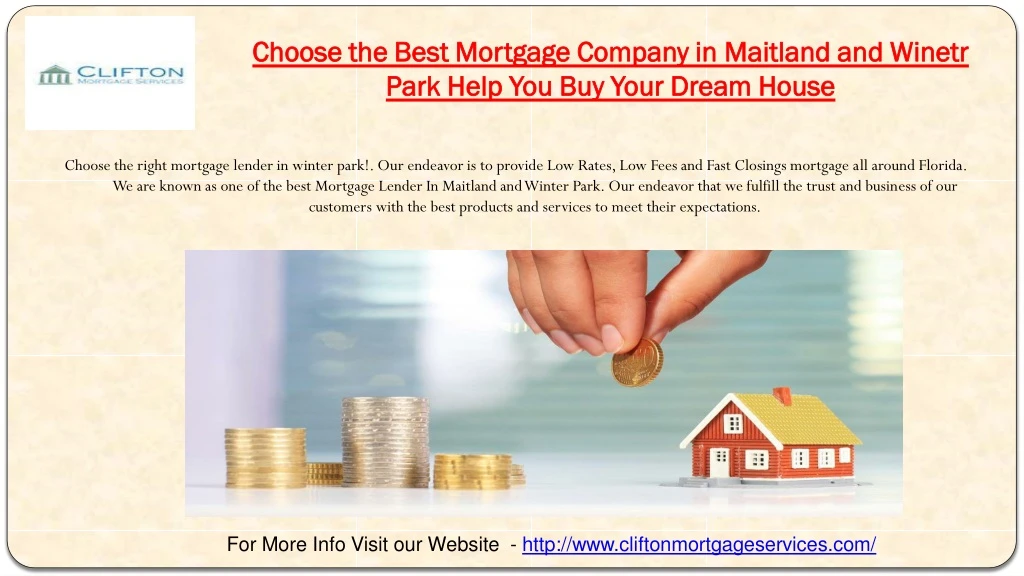 choose the best mortgage company in maitland