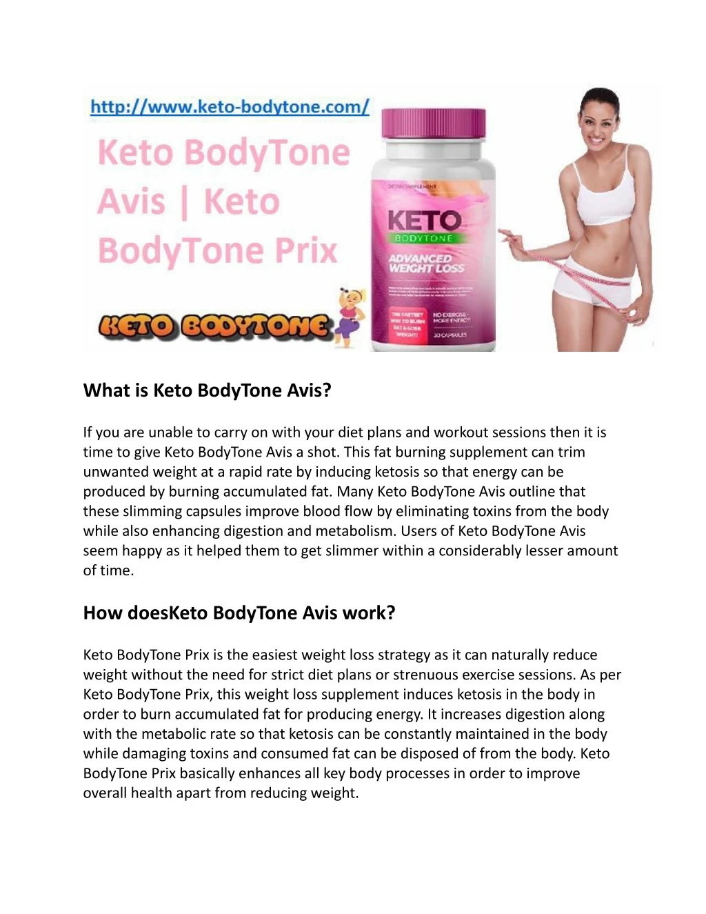 what is keto bodytone avis if you are unable