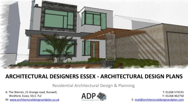 Professional Architectural Designer in Essex