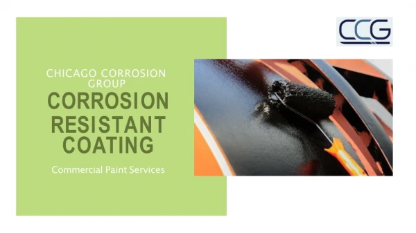 Corrosion Resistant Coating and its Benefits | CCG
