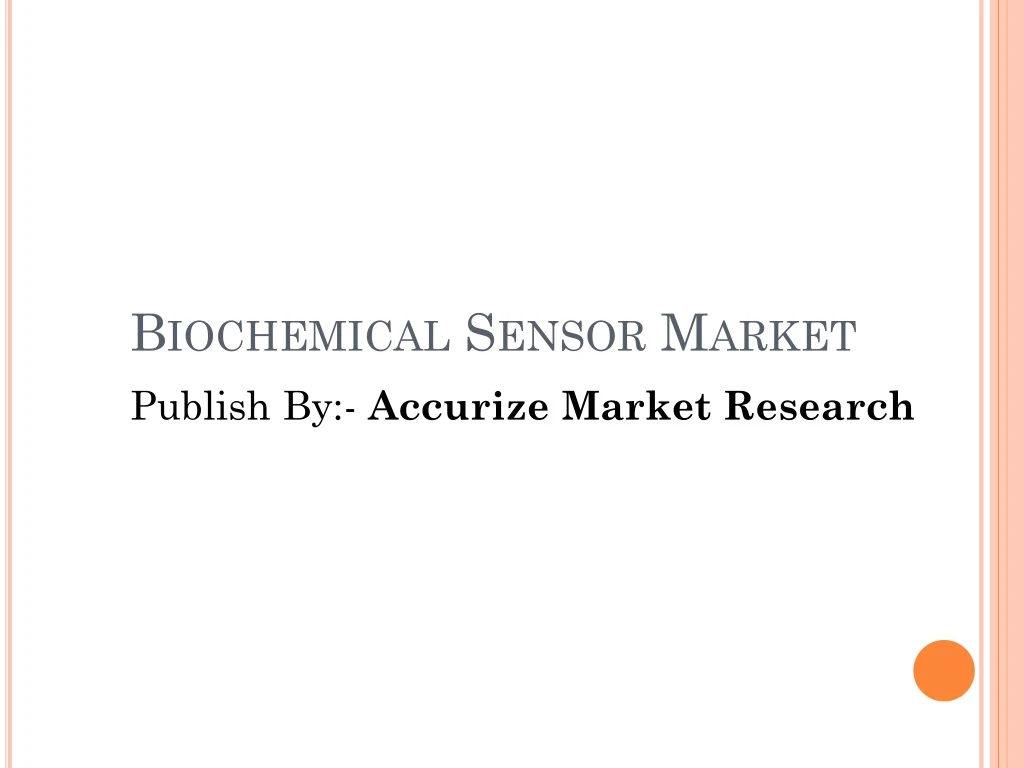 biochemical sensor market