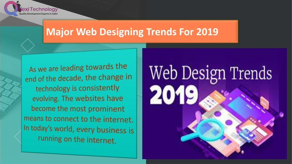 major web designing trends for 2019