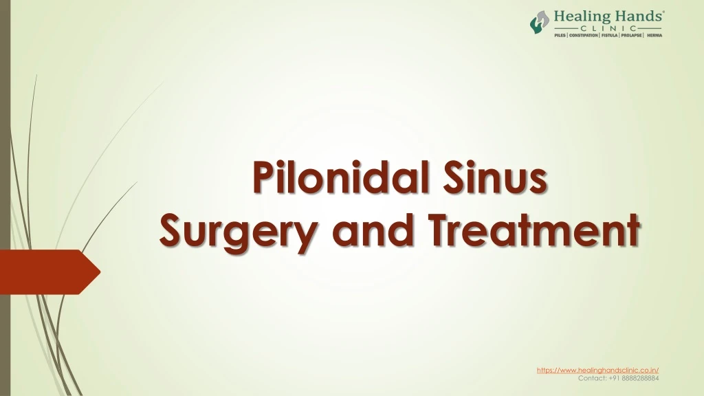 pilonidal sinus surgery and treatment