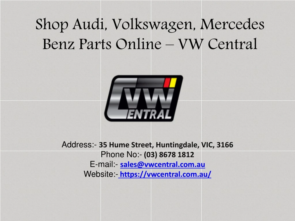 shop audi volkswagen mercedes benz parts online vw central