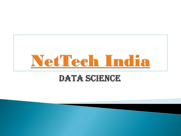 Data Science training provider in Mumbai.
