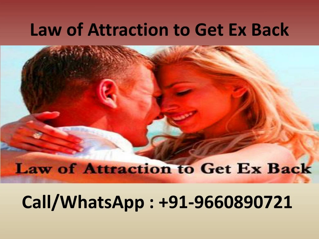 law of attraction to get ex back