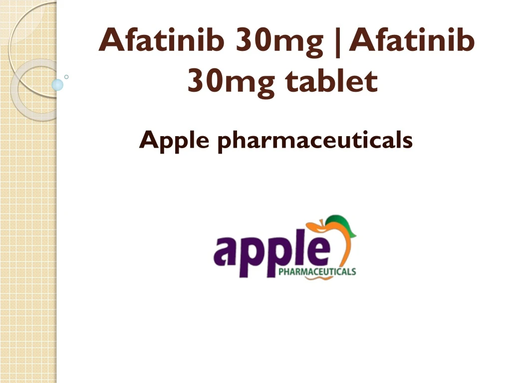 afatinib 30mg afatinib 30mg tablet