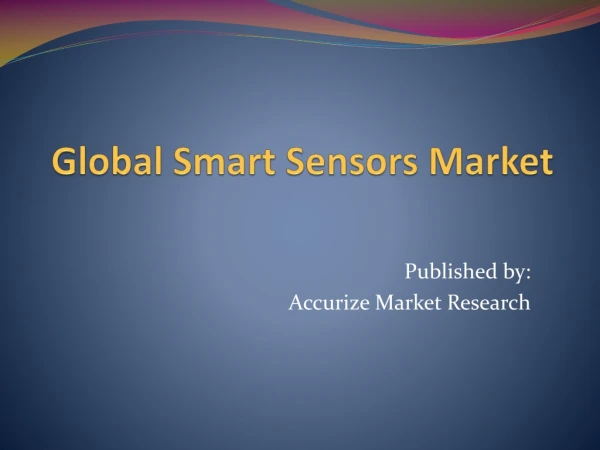 Global Smart Sensors Market