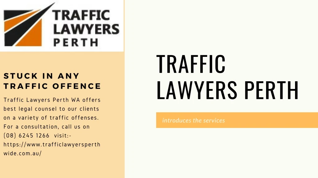 traffic lawyers perth