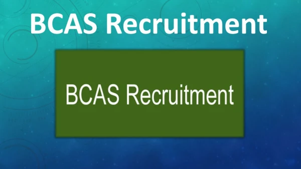 BCAS Recruitment 2019 - Apply Offline 128 Aviation Security Officer Jobs