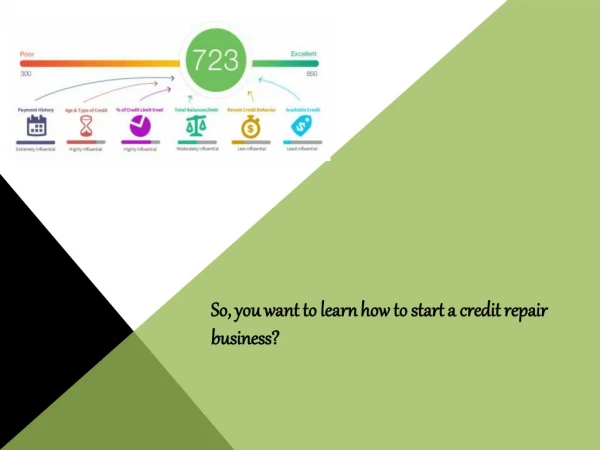 Credit repair school to learn all about credit repair business
