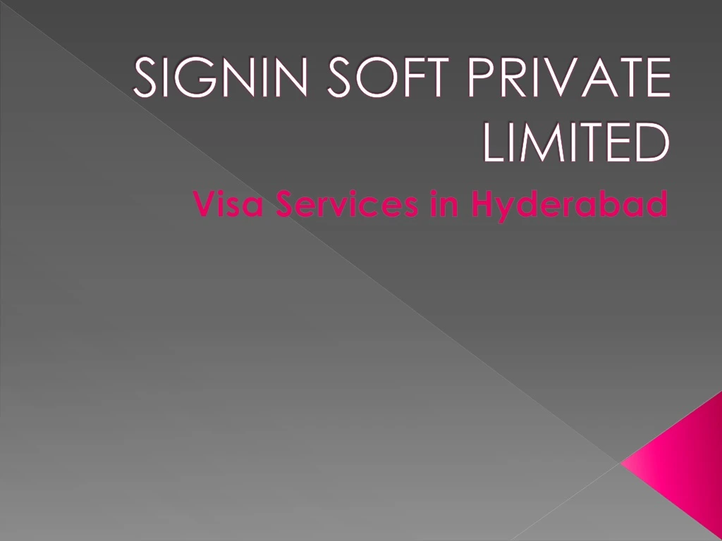 signin soft private limited