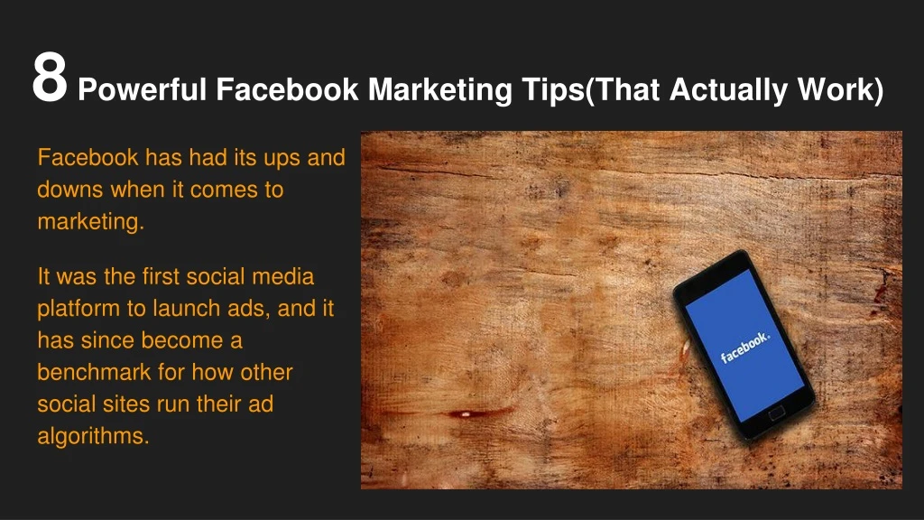 8 powerful facebook marketing tips that actually work