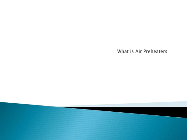 What is Air Preheaters