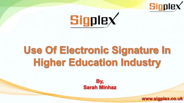 The Future Of Higher Education Industry With Electronic Signatures