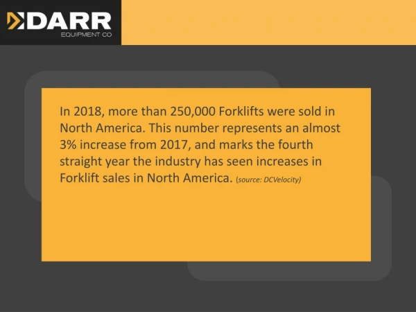 Forklift and Warehouse Statistics