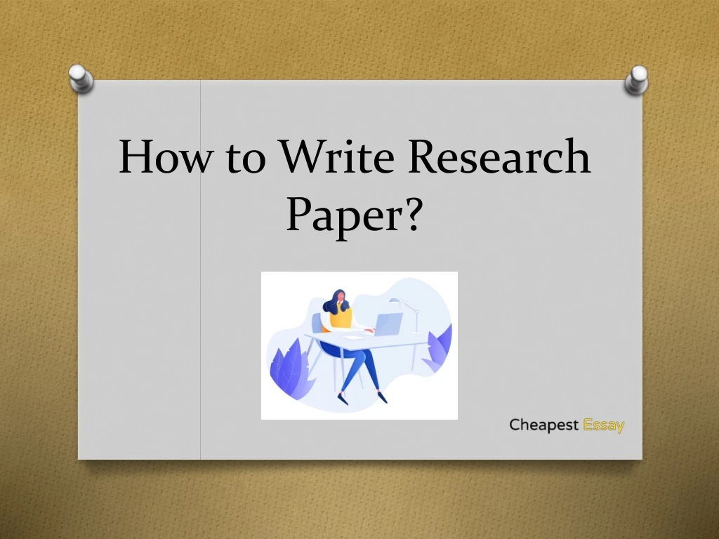 how to write research paper