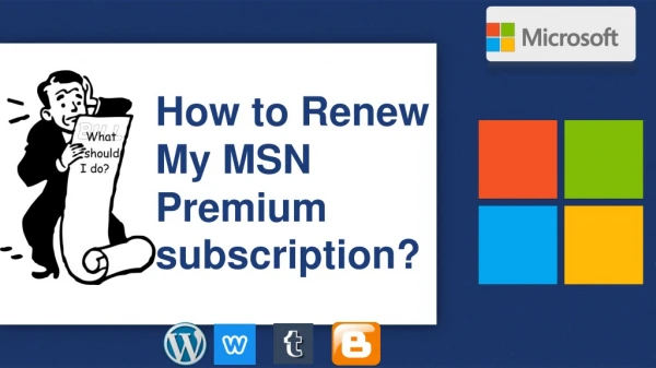 How to Renew My MSN premium subscription?