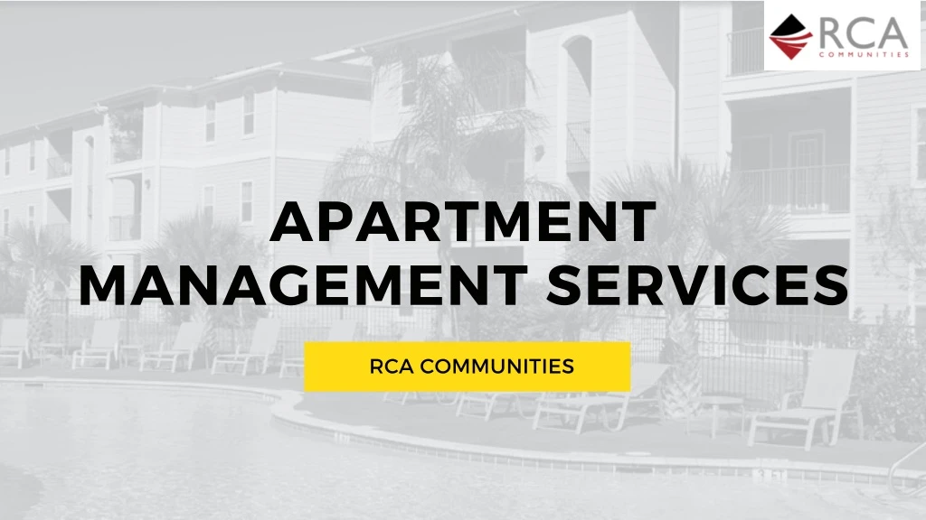 apartment management services