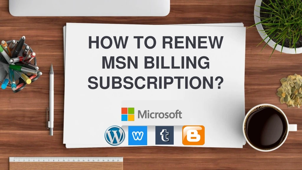 how to renew msn billing subscription