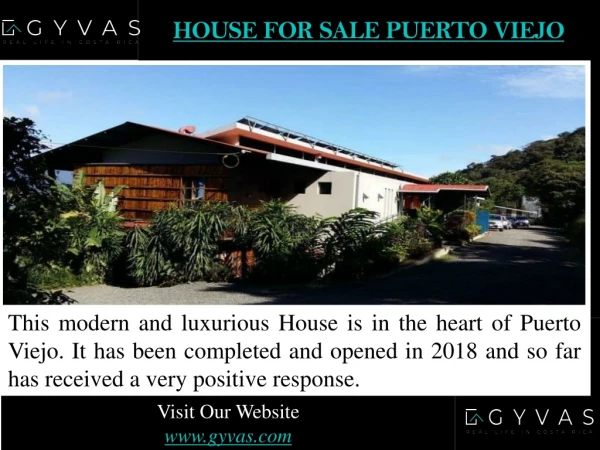 House For Sale Puerto Viejo