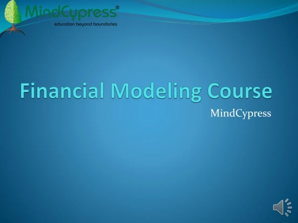 MindCypress - Financial Modeling Course (Market Analysis)