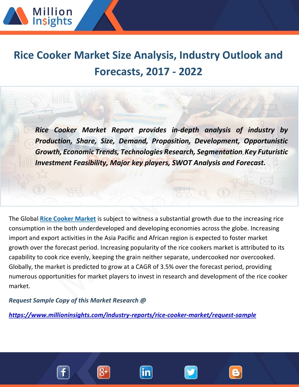 rice cooker market size analysis industry outlook