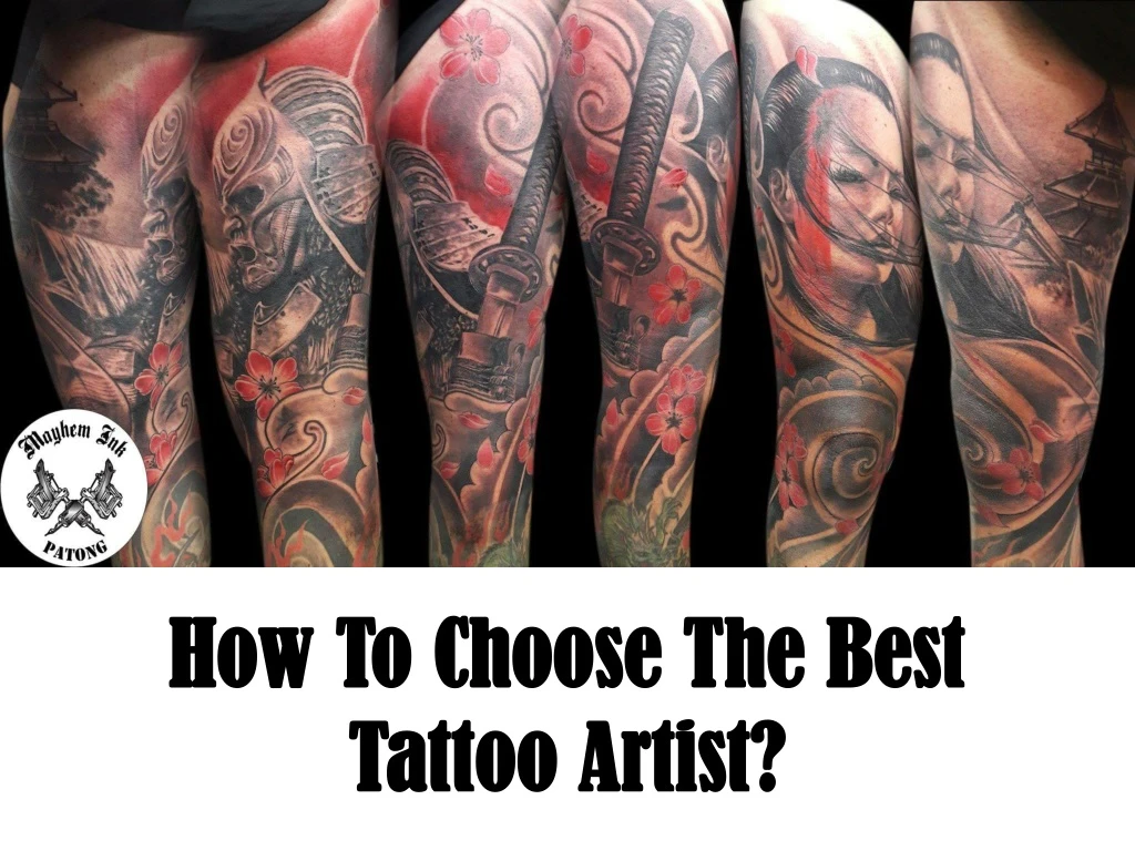 how to choose the best tattoo artist n