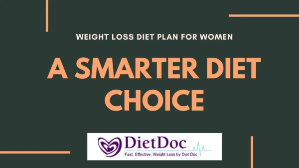 Weight Loss Diet Plans for Women - DietDoc