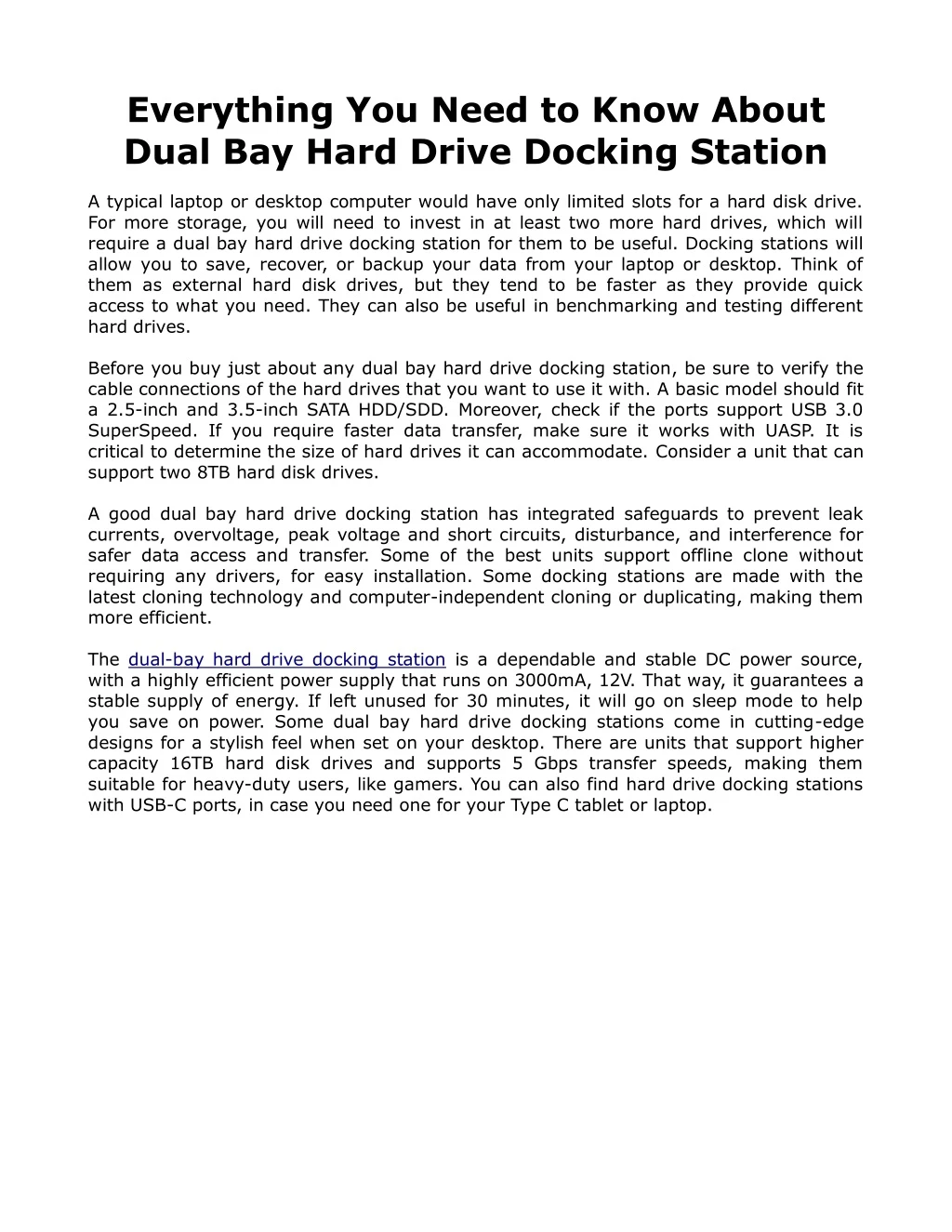 everything you need to know about dual bay hard