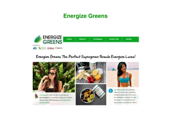Tips To Healthy Energy Boost Green Supplement