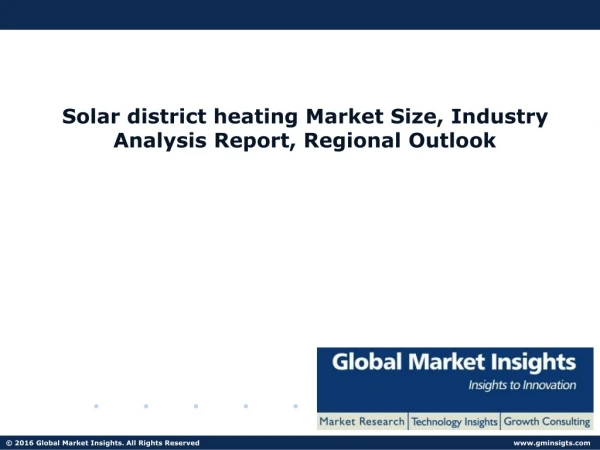 Solar district heating Market Size, Industry Analysis Report, Regional Outlook